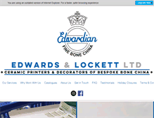 Tablet Screenshot of edwardianchina.co.uk
